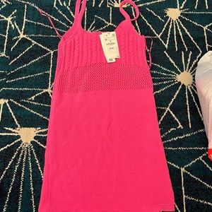 Hot pink knit dress!! 💕